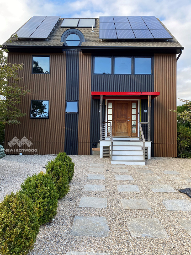 European Style Composite Wood Siding Wall Cladding NewTechWood