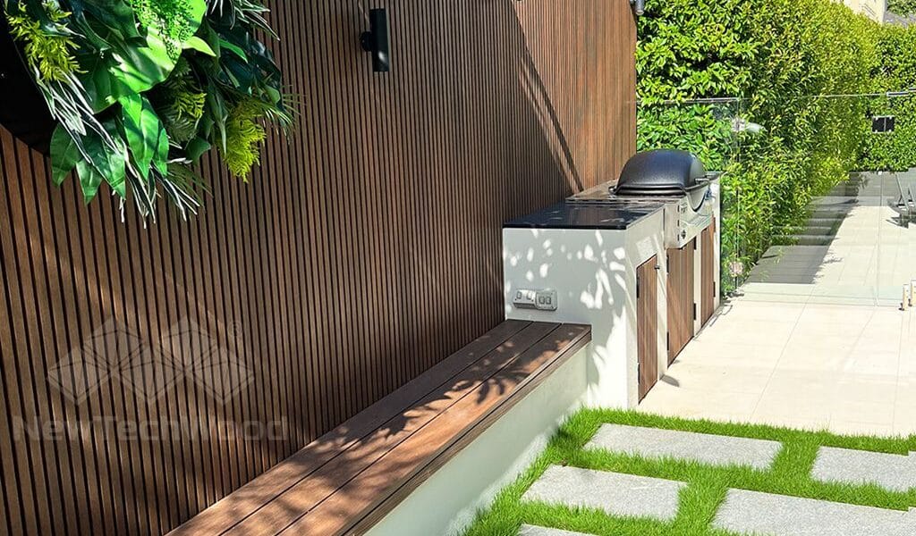 Noir Composite Cladding installed
