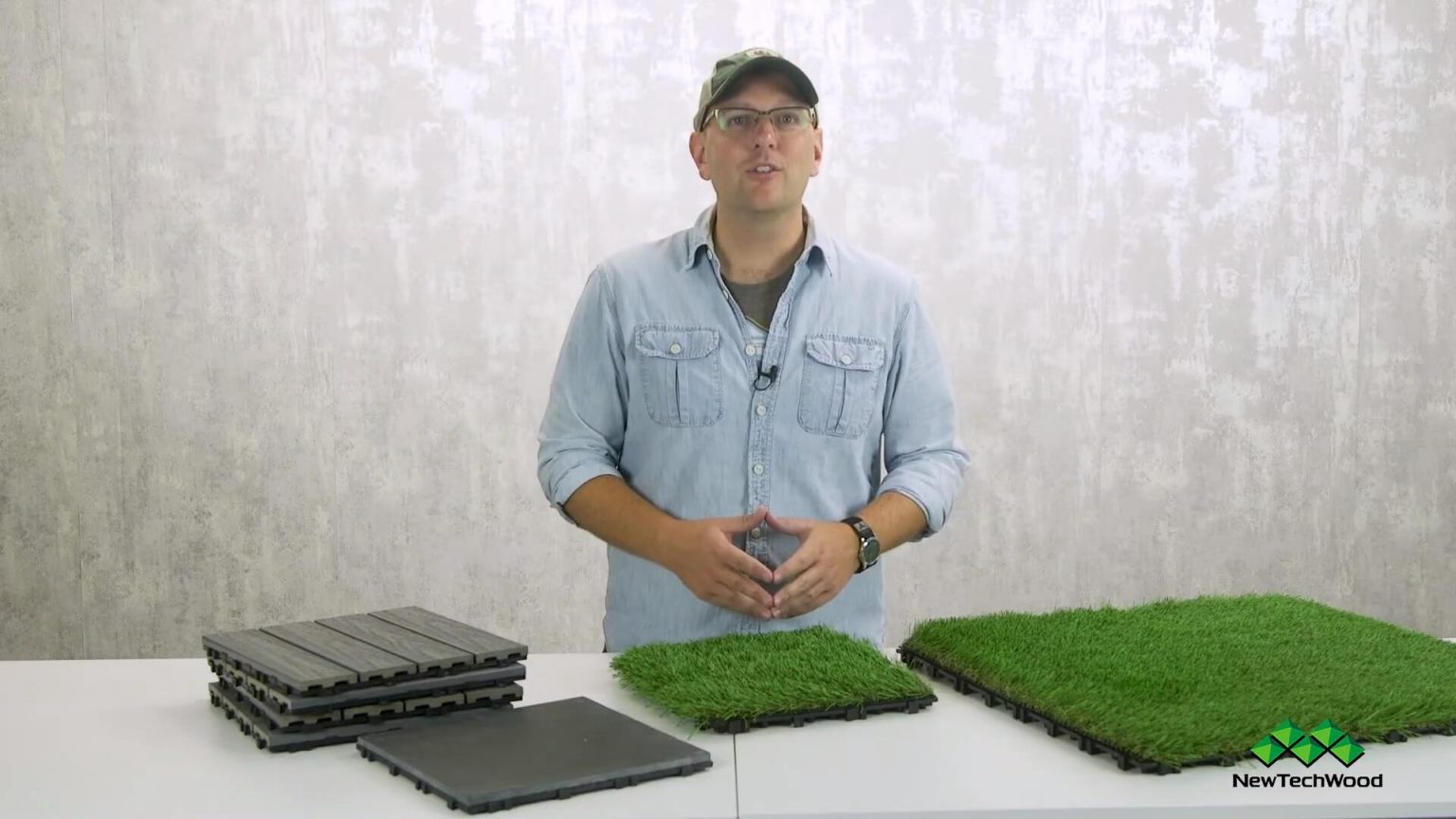 Grass Tiles Outdoor Artificial Grass Deck Tiles NewTechWood