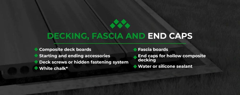 decking fascia and end caps