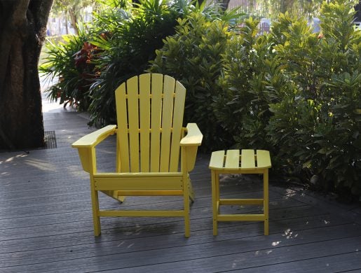 Adirondack & Table-Sunburst-NewTechWood