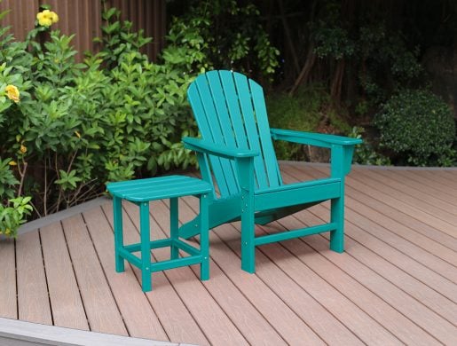 Adirondack & Table-Seafoam-NewTechWood