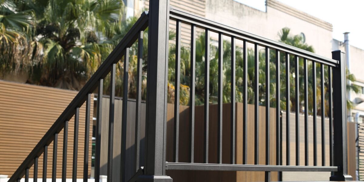 Railing installed
