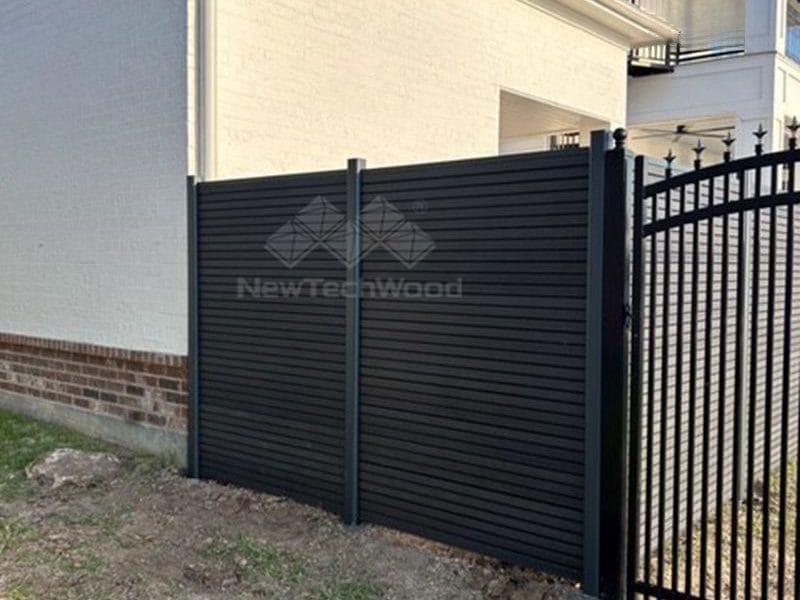 UltraEasy Composite Fencing installed