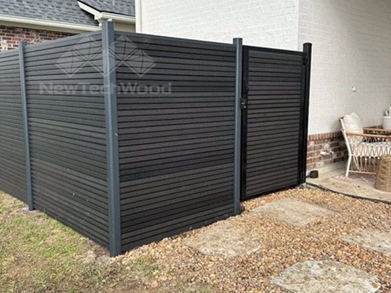 UltraEasy Composite Fencing installed