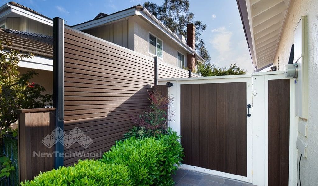 UltraEasy Composite Fencing installed
