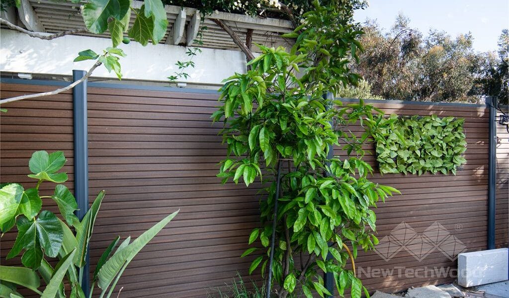 UltraEasy Composite Fencing installed
