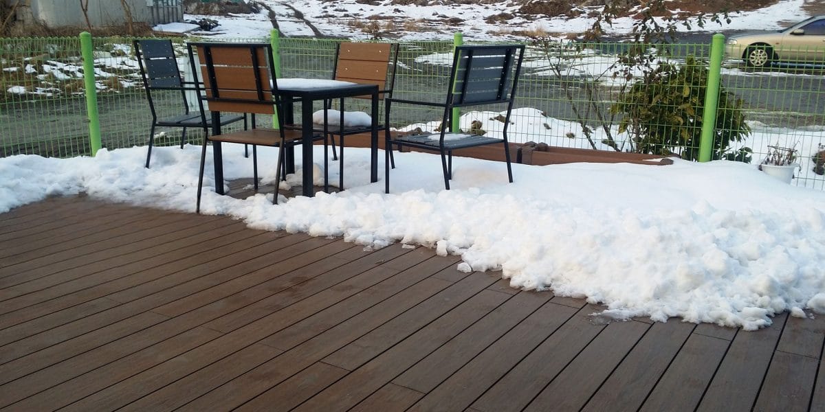Monarch Series Composite Decking installed