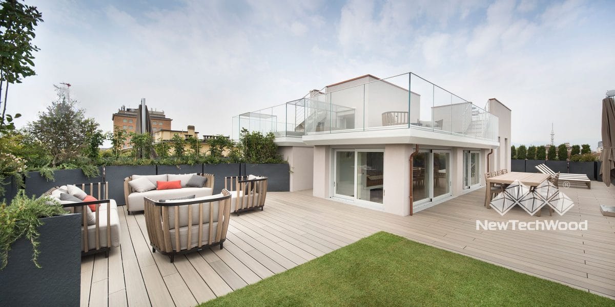 Bell Series Composite Decking installed