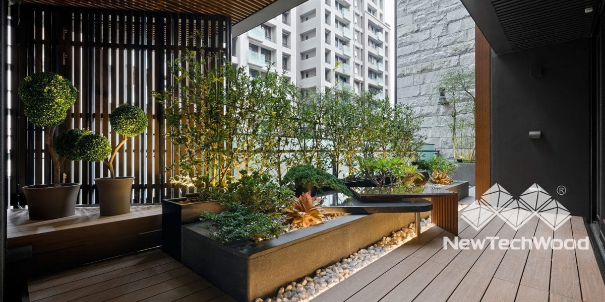 Monarch Series Composite Decking installed