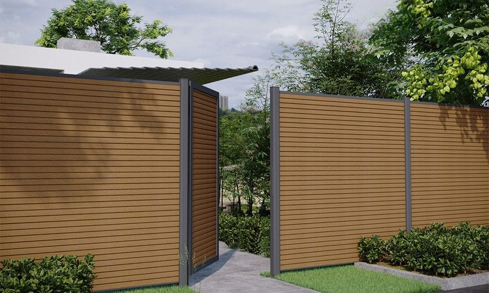UltraEasy Composite Fence Gate installed