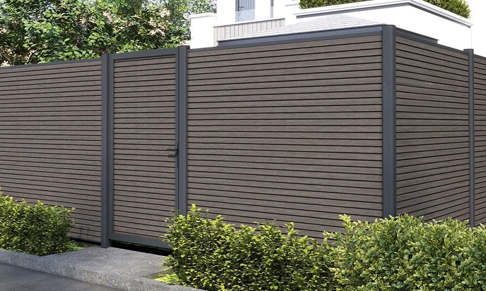 UltraEasy Composite Fence Gate installed