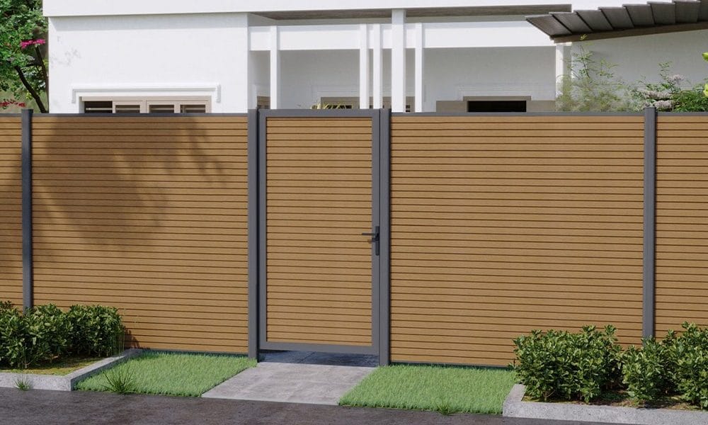 UltraEasy Composite Fence Gate installed