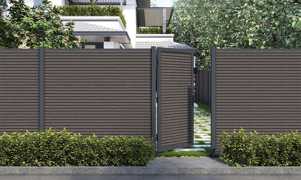 UltraEasy Composite Fence Gate installed