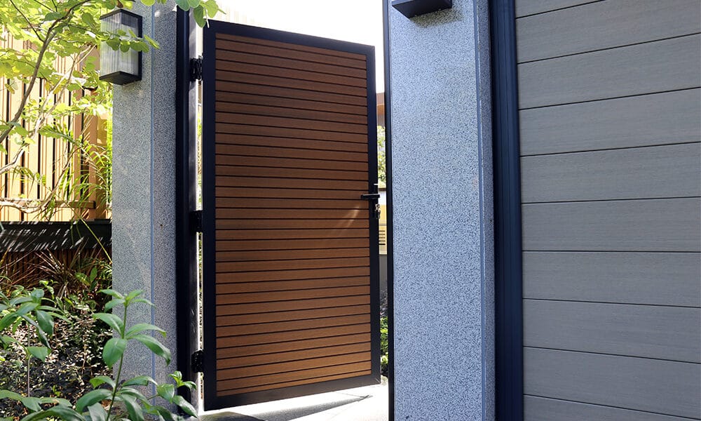 UltraEasy Composite Fence Gate installed