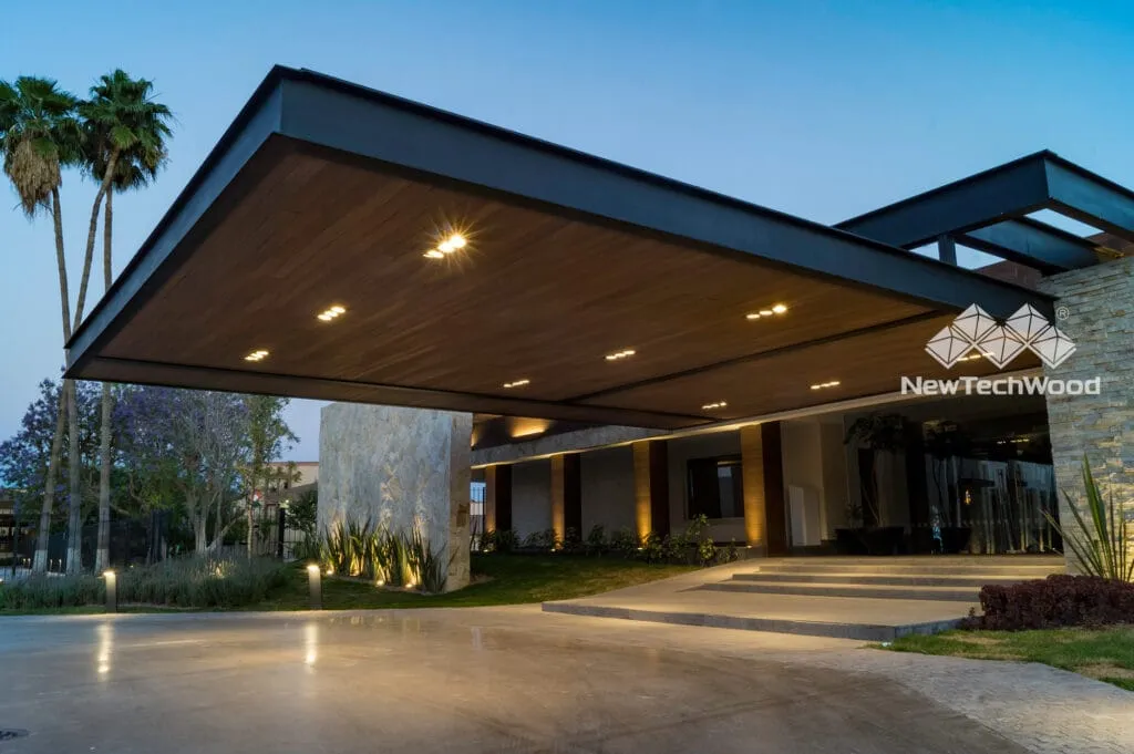 Composite canopy at a convention centre