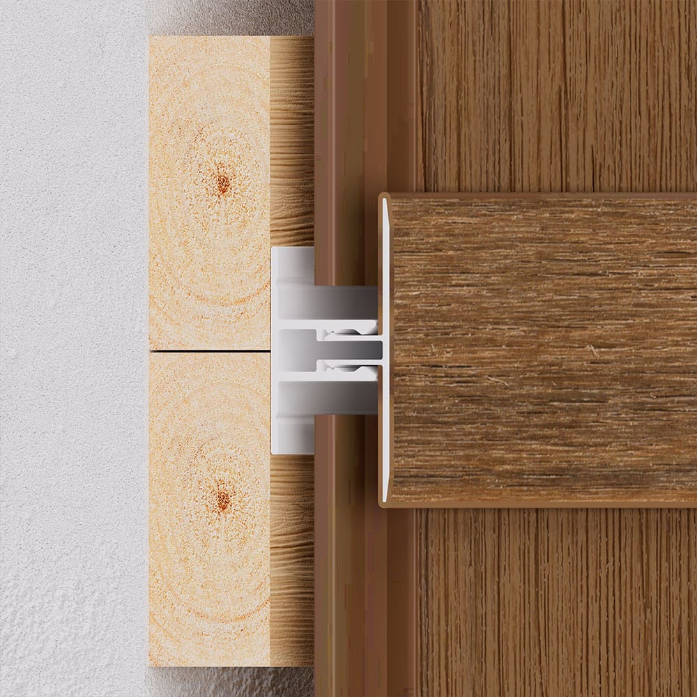 Alusions Siding 1/2 In. Butt Joint Cover Trim