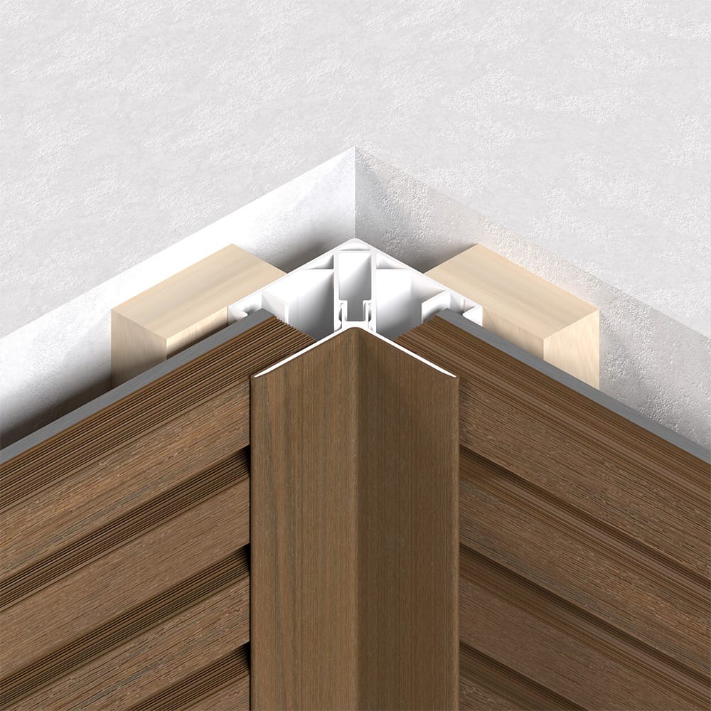 Alusion Siding 1 In. Inside Corner Cover Trim