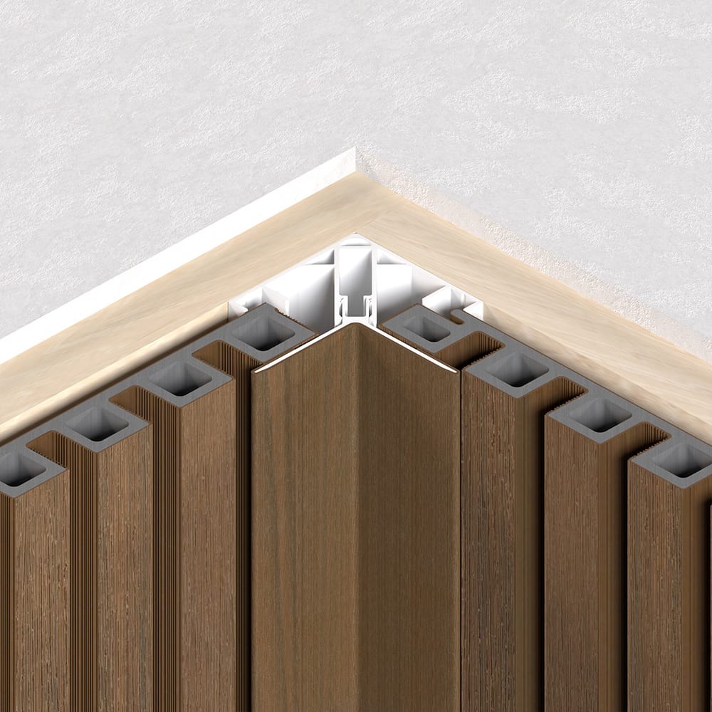 Alusion Siding 1 In. Inside Corner Cover Trim