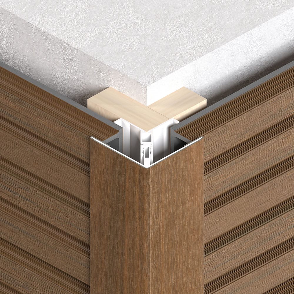 Alusion Siding 1 In. Outside Corner Cover Trim