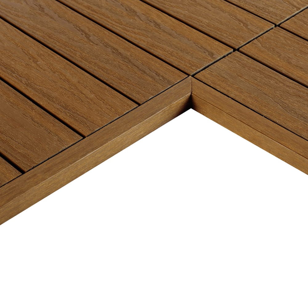 Quick Deck Composite Deck Tile Inside End Corner Trim