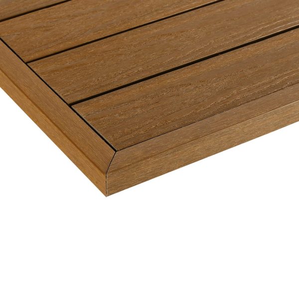 Quick Deck Composite Deck Tile Outside End Corner Trim