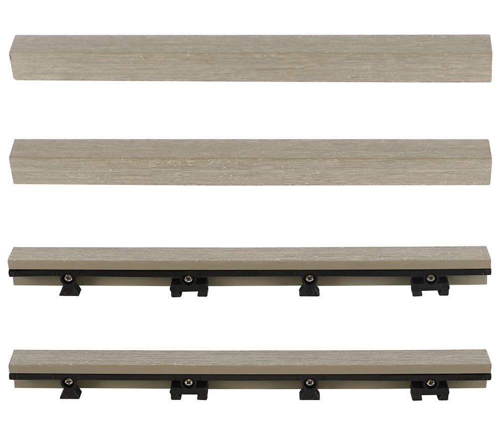 Quick Deck Composite Deck Tile Straight Trim