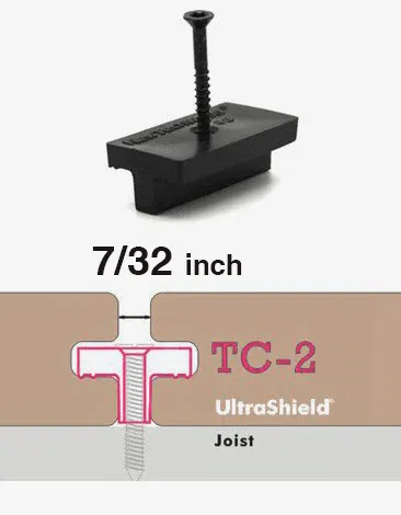 UltraShield Hidden Fastener T-Clip