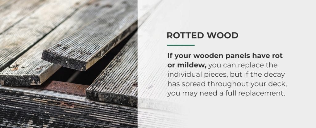 Rotted wood