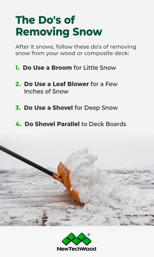 The dos of removing snow pinterest