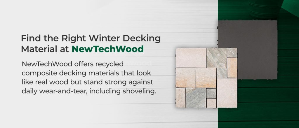 Find the right winter decking material at NewTechWood