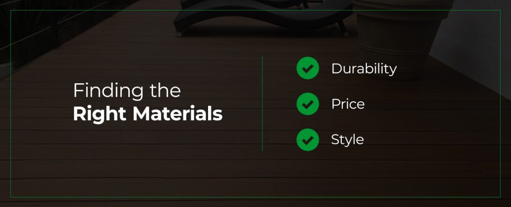 Finding the Right Materials