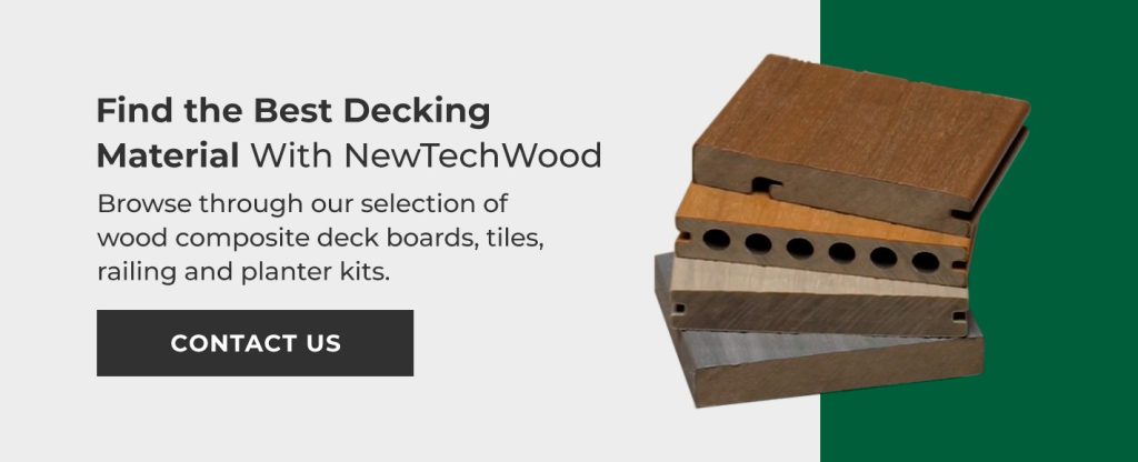 Find the best decking material with newtechwood