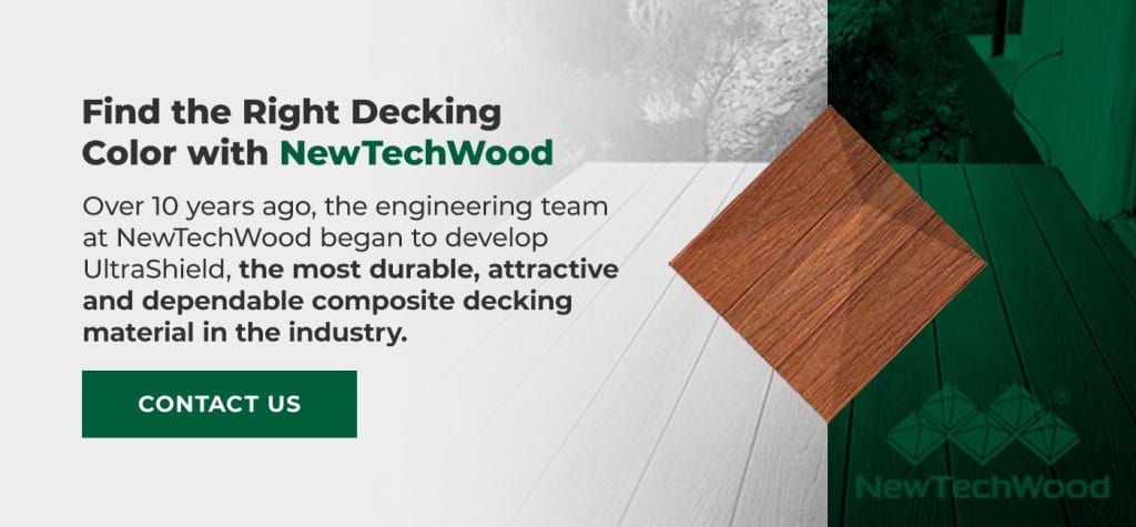 Find the right decking color with NewTechWood
