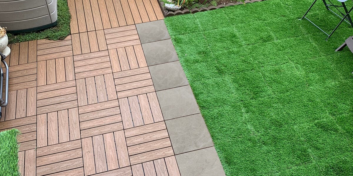 Deck Tiles installed