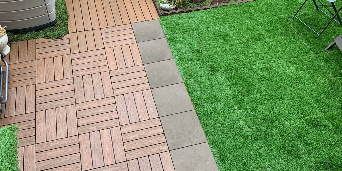 Deck Tiles installed