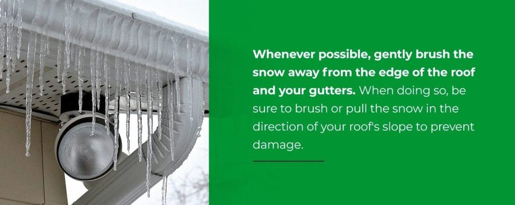 Watch for Icicles and Ice Dams