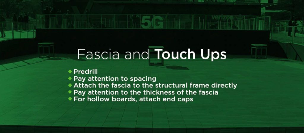 Fascia and touch ups