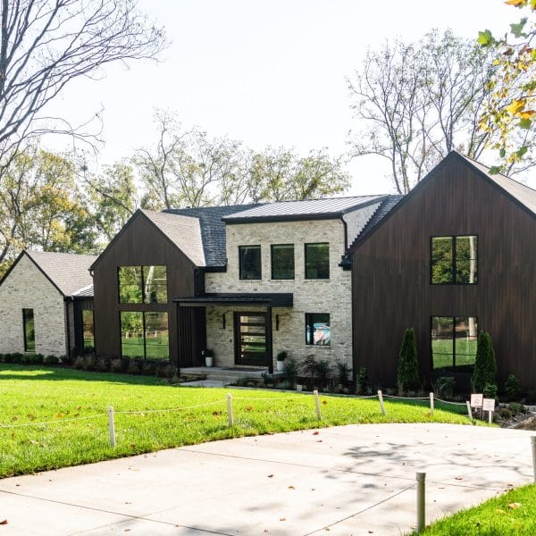 NewTechWood Noir dark composite siding on a modern home