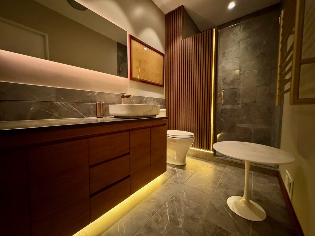 European Siding Bathroom